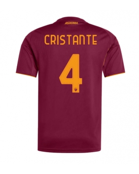 Billige Fotballdrakt AS Roma Bryan Cristante #4 Replika Hjemmedrakt 2025-26 Kortermet Billige Fotballdrakt AS Roma Bryan Cristante #4 Replika Hjemmedrakt 2025-26 Kortermet